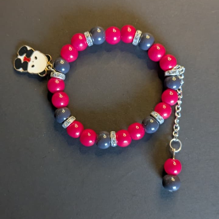 Playful Panda Beaded Bracelet